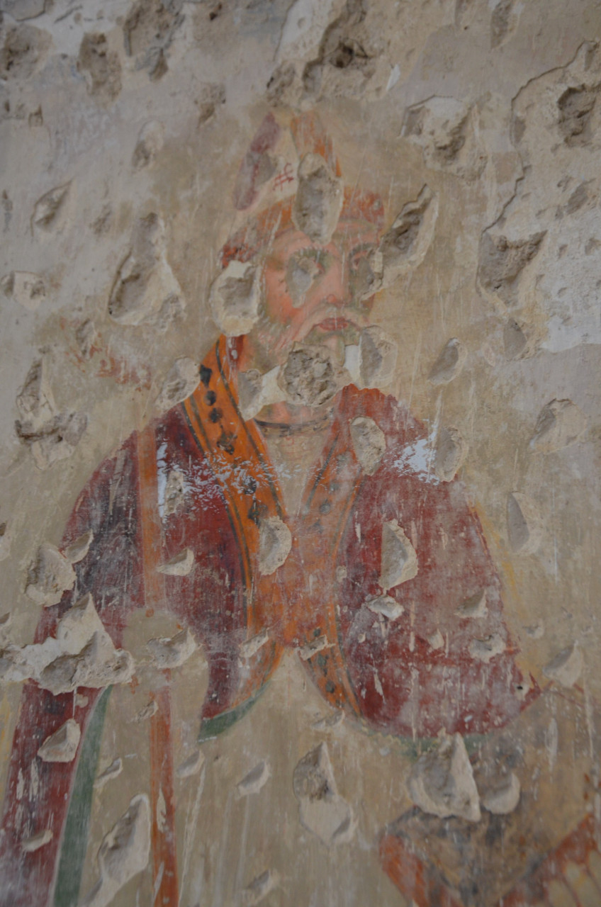 Castel Trosino e l’affresco della discordia <br> Borzacchini: «E’ ancora lì, <br> rimango stupito da tanta falsità»
