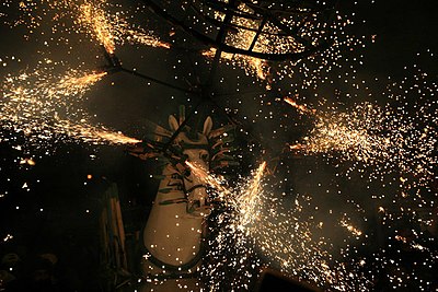 “Cavallo di Fuoco”, <br> il maltempo batte <br> lo spettacolo pirotecnico