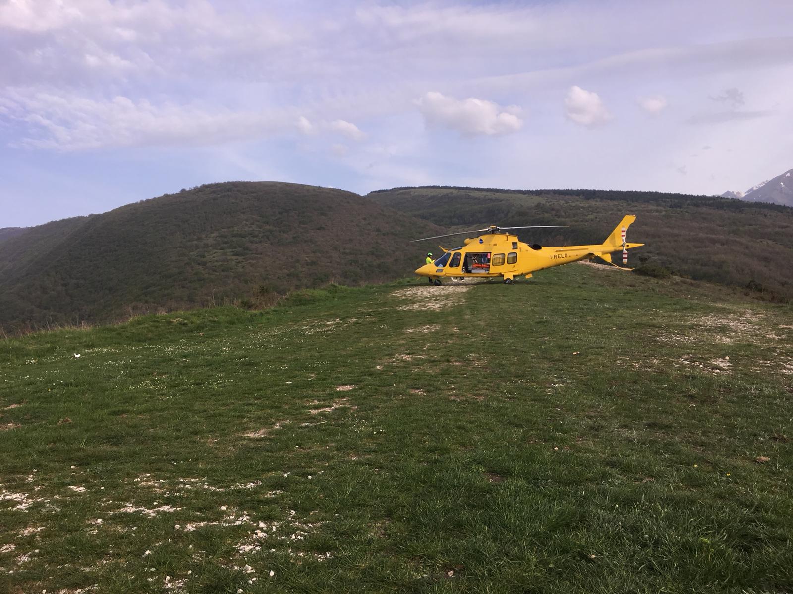 Due incidenti alle Lame Rosse, <br> interviene l’eliambulanza