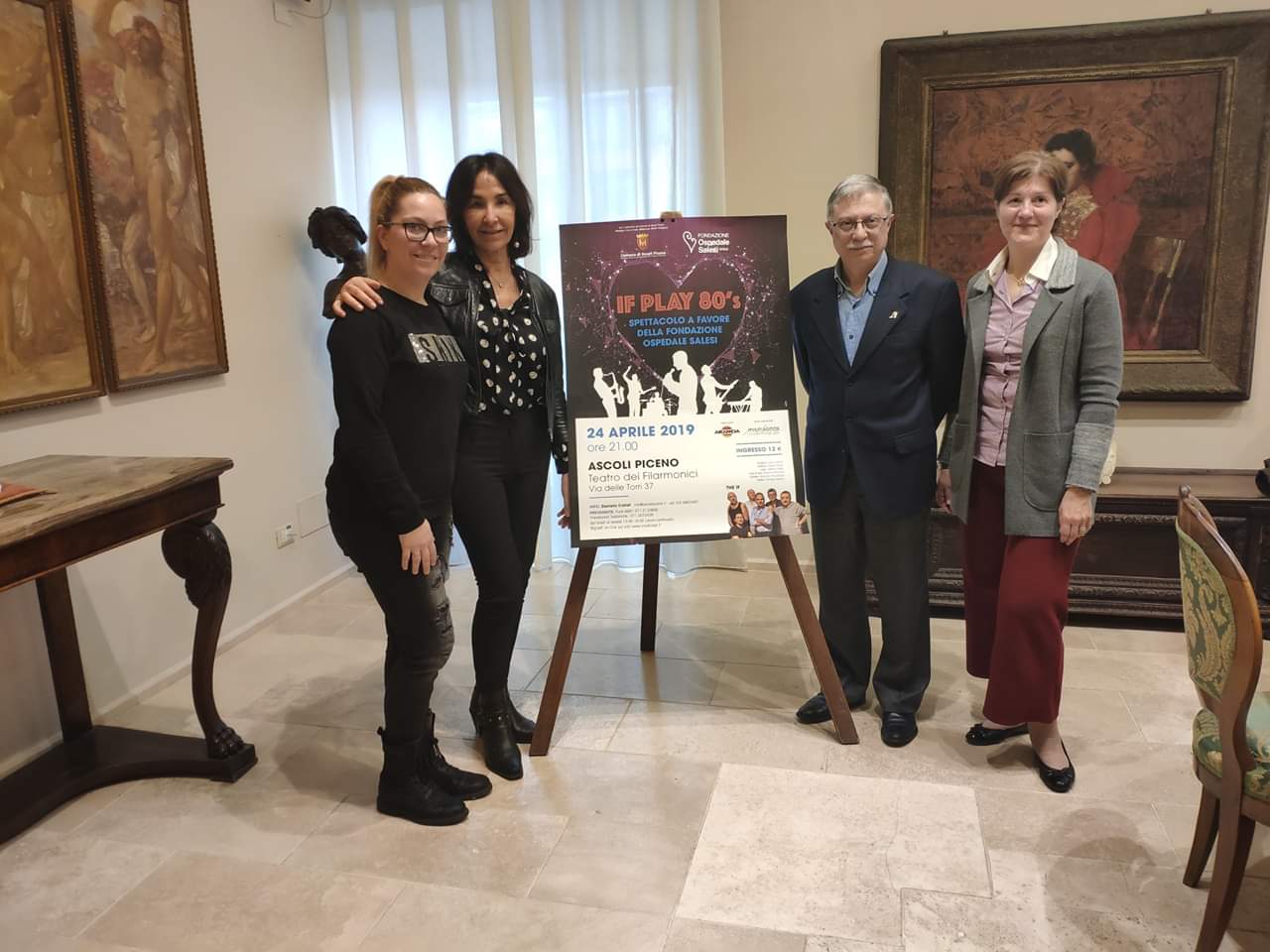 La musica degli anni ’80 <br> sbarca al Filarmonici <br> per la Fondazione Salesi