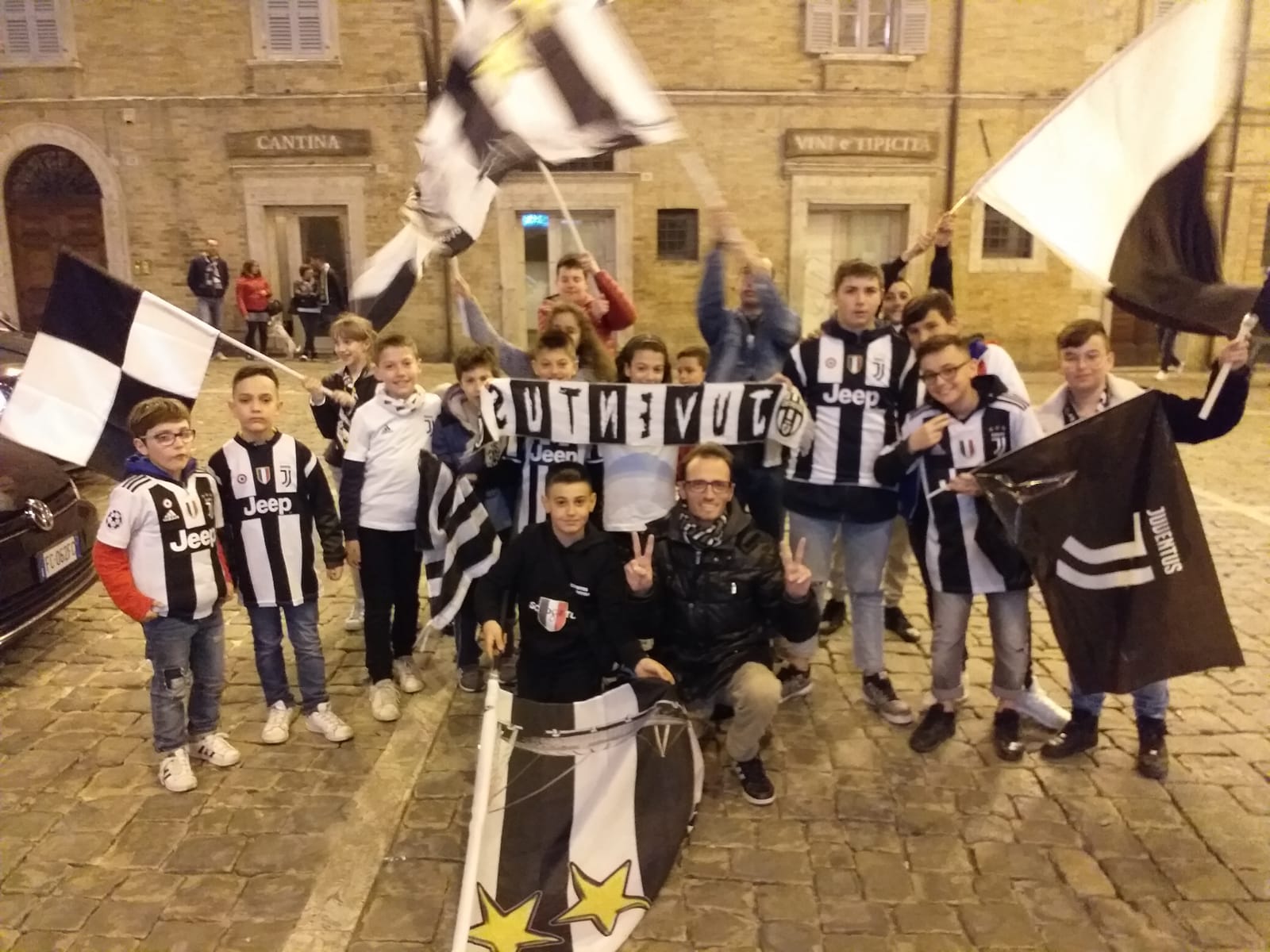 Scudetto della Juventus, <br> festeggia il Club di Offida