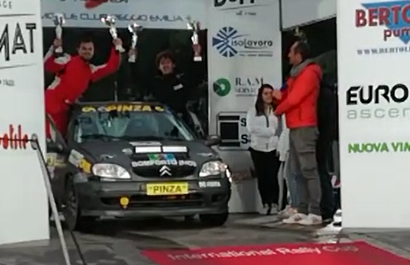 Rally, primo posto <br> di gruppo e di classe <br> per l’equipaggio Gabriele-Pianon