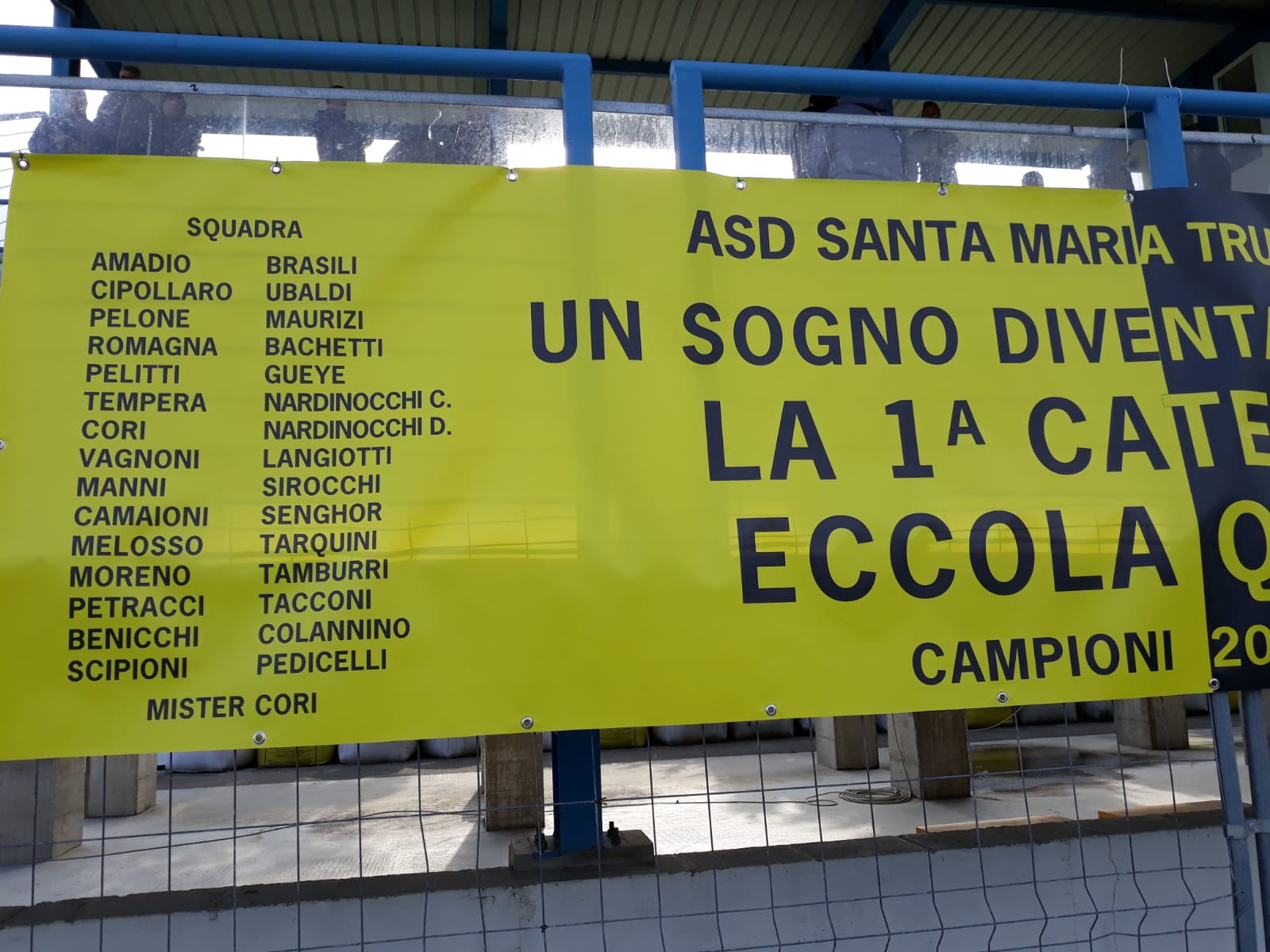 Cossinea, il sogno s’avvera <br> e vola in Prima Categoria <br> con la Santa Maria Truentina