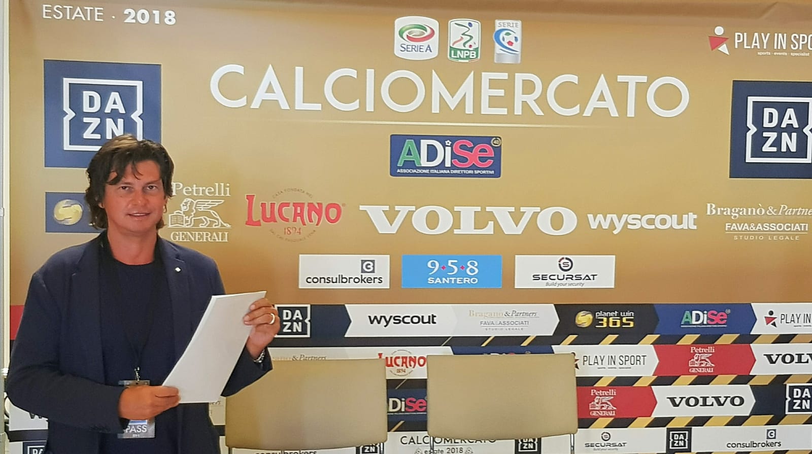 La “Sport Man” di Alessio Sundas <br> bussa alla porta di Fedeli: <br> «Voglio la Samb»