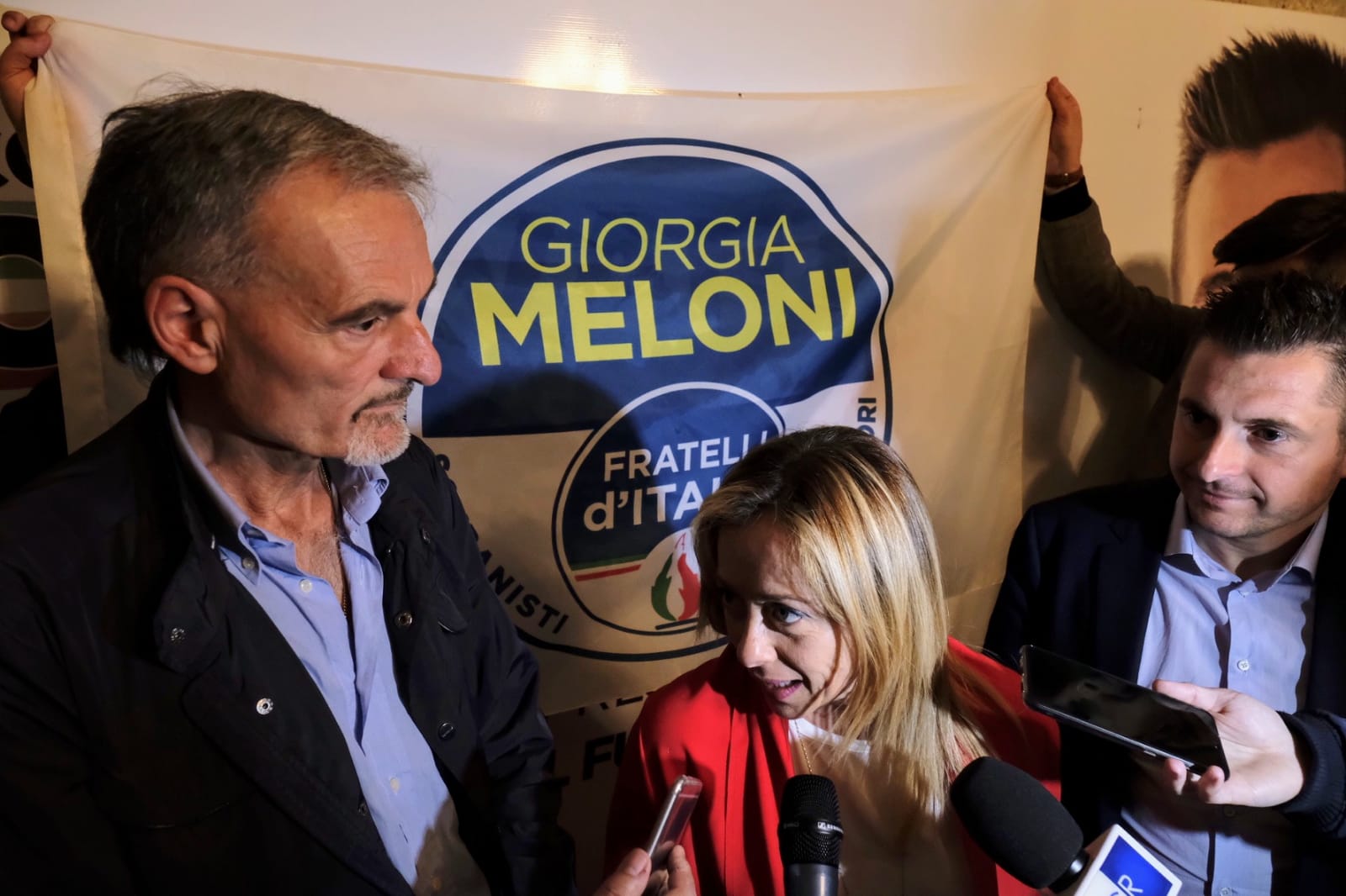 Giorgia Meloni da Fioravanti: <br> «Votate Fratelli d’Italia <br> e cambieremo Ascoli, l’Italia e l’Europa!»