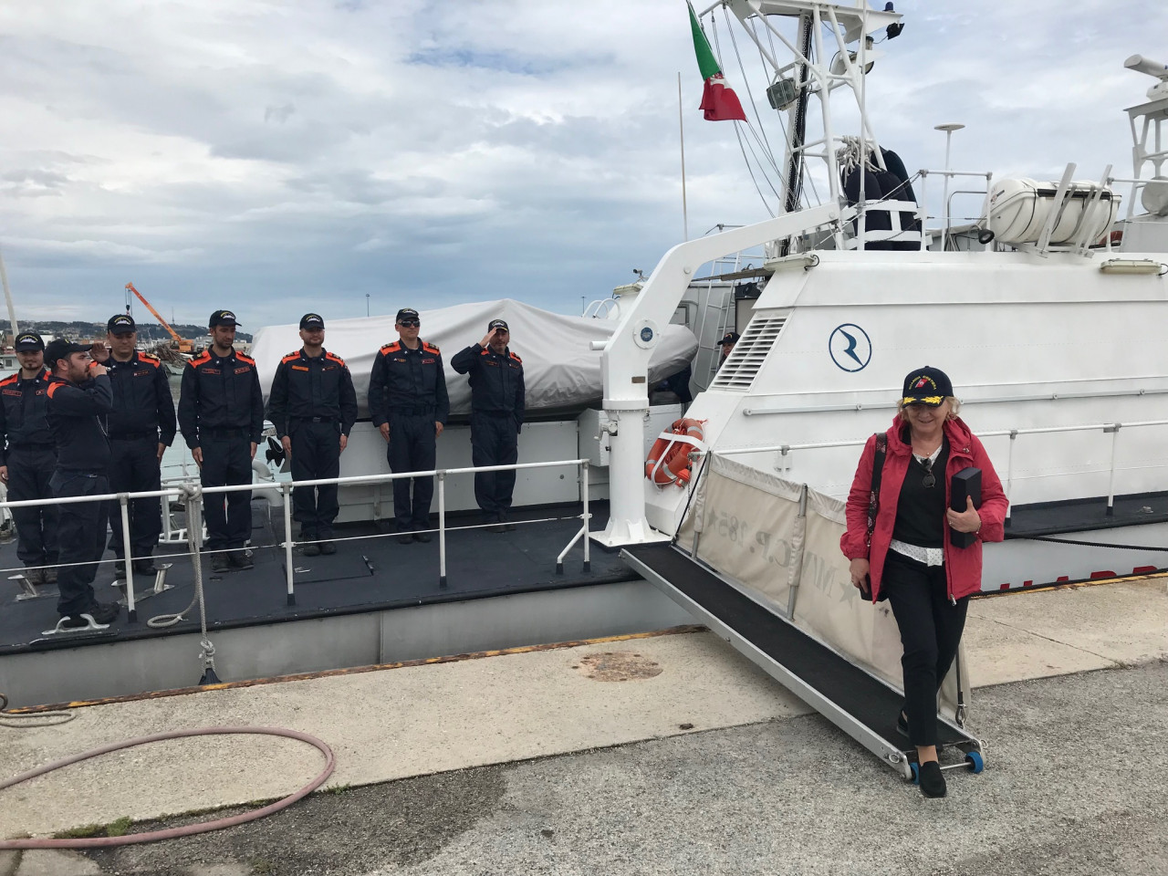 Il prefetto Rita Stentella <br> visita la Capitaneria di Porto