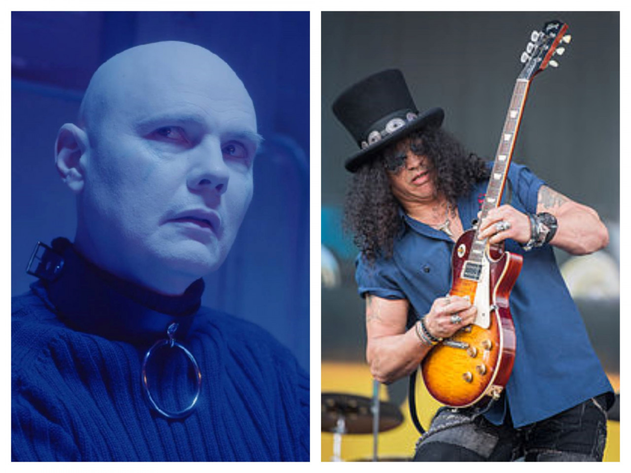 Billy Corgan e Slash, <br> la domenica bestiale del rock