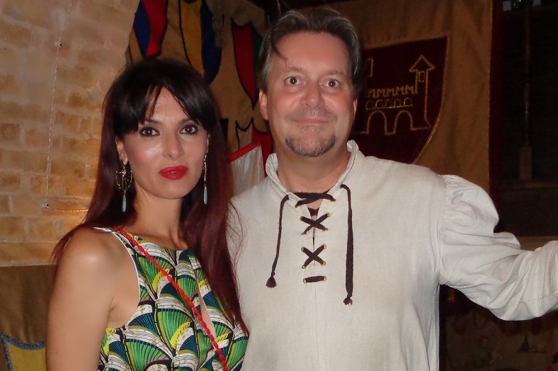 Miriana Trevisan ad Ascoli <br> come testimonial del Piceno