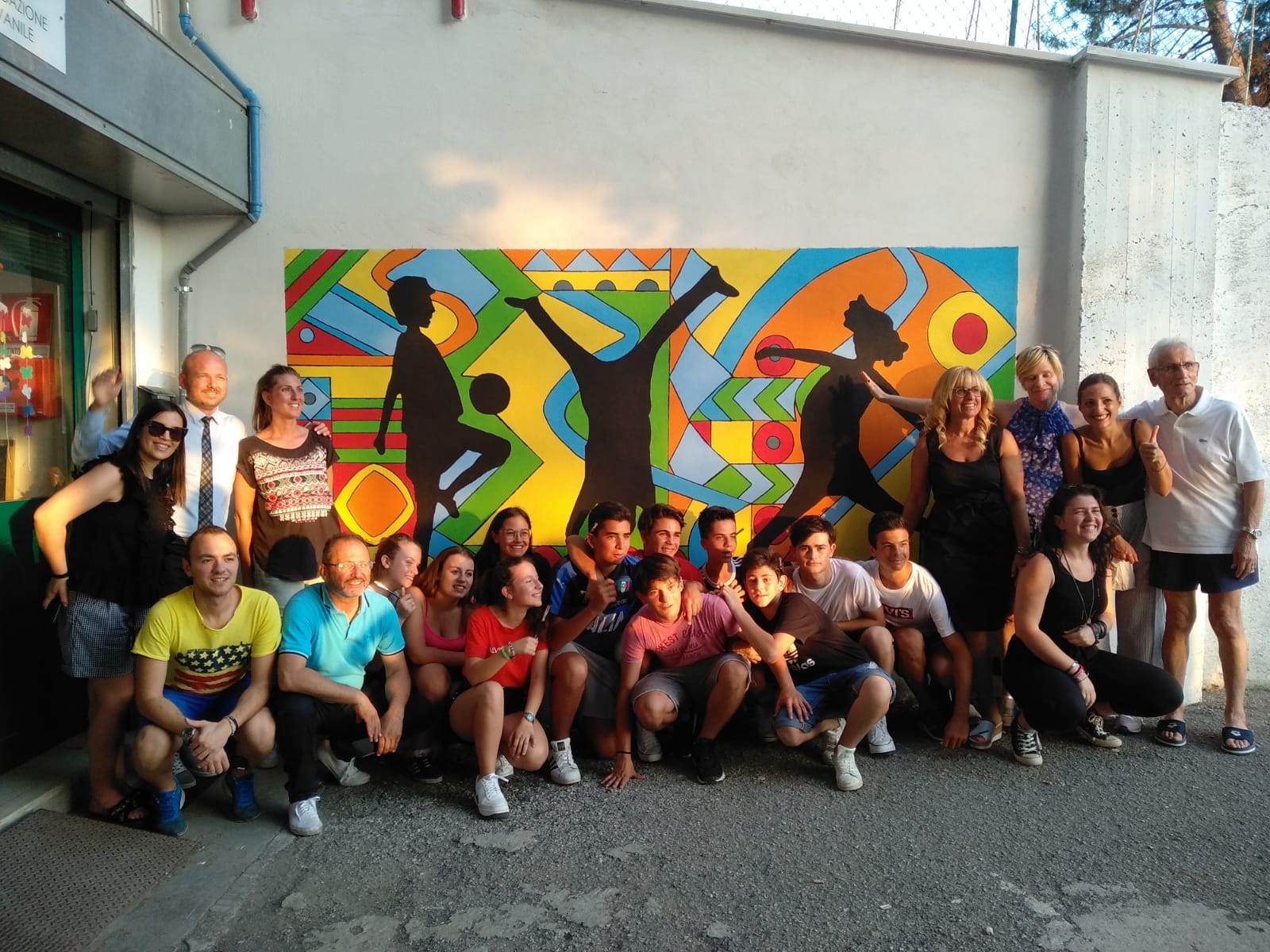 Centro di aggregazione giovanile, <br> ecco il secondo murales dei ragazzi