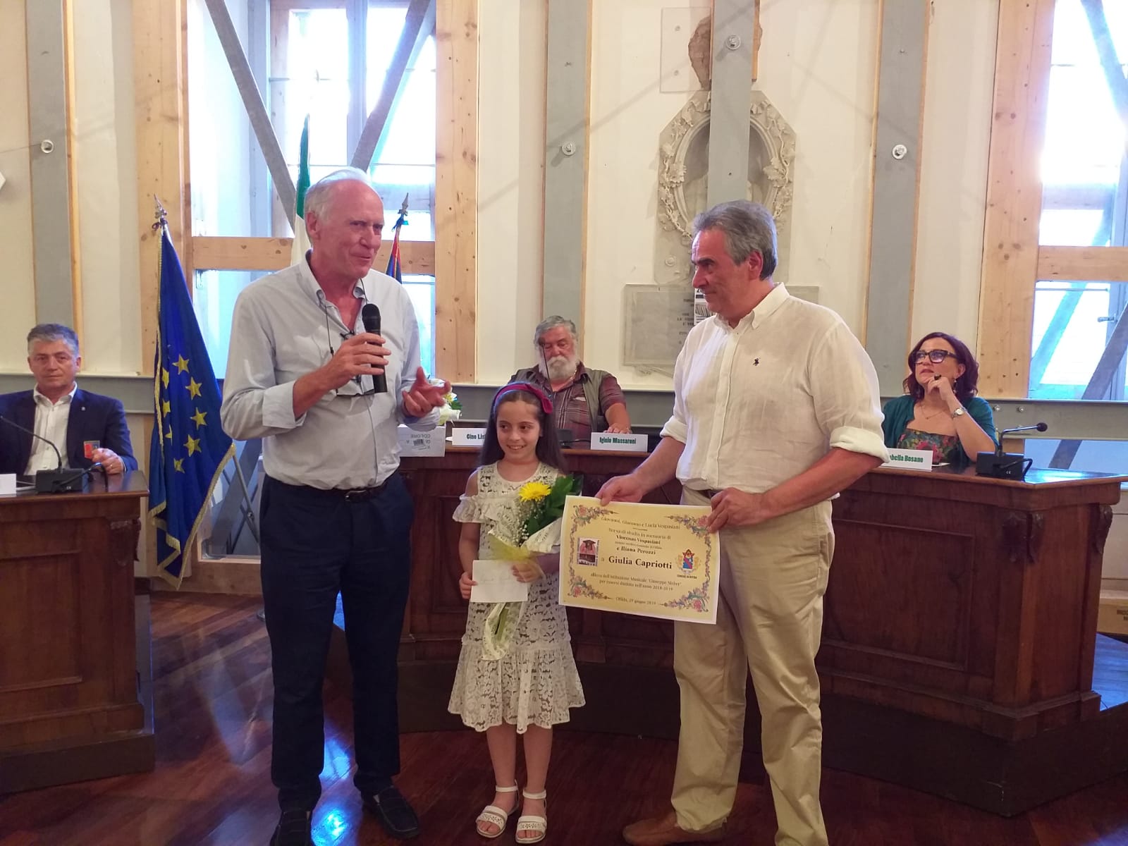Scuola, musica e sport: <br> consegnate le borse di studio
