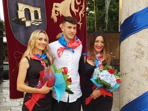 Quintana, Porta Romana presenta le dame <br> e il cavaliere esordiente Lorenzo Melosso <br> <span> (Foto e Video)