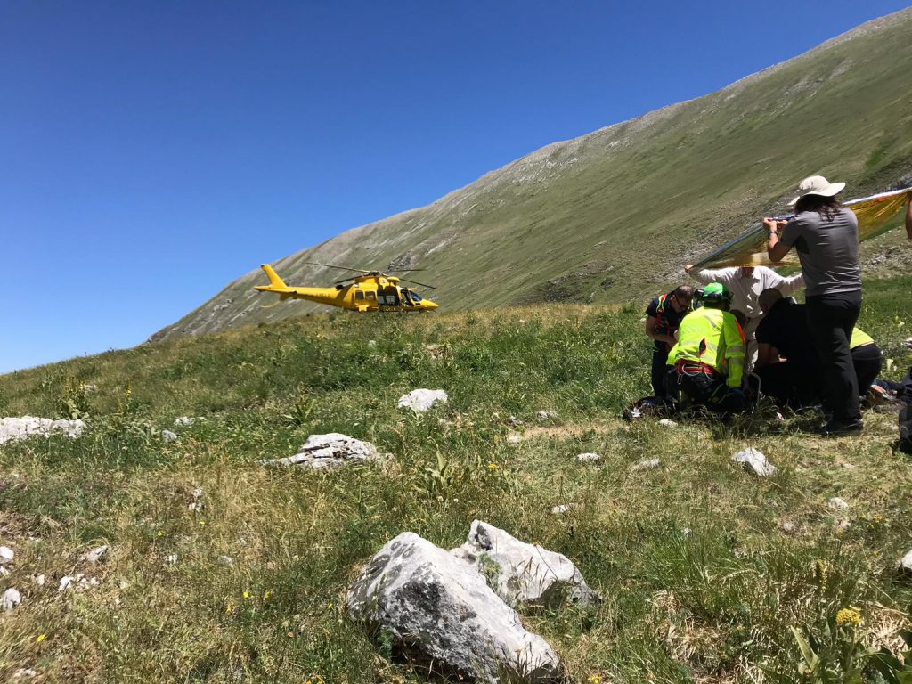 L’escursione finisce in tragedia, <br> 62enne muore tra i Sibillini