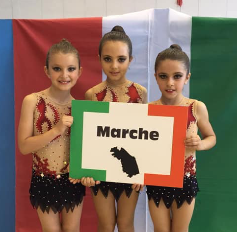Ginnastica ritmica Uisp, <br> ottima performance <br> delle atlete ascolane