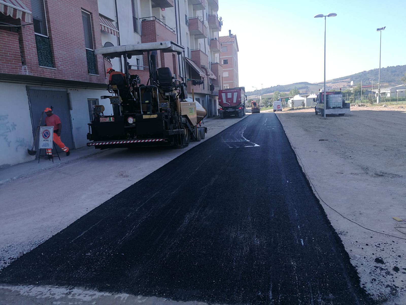 Agraria, si asfalta in via La Malfa: <br> è l’inizio della riqualificazione