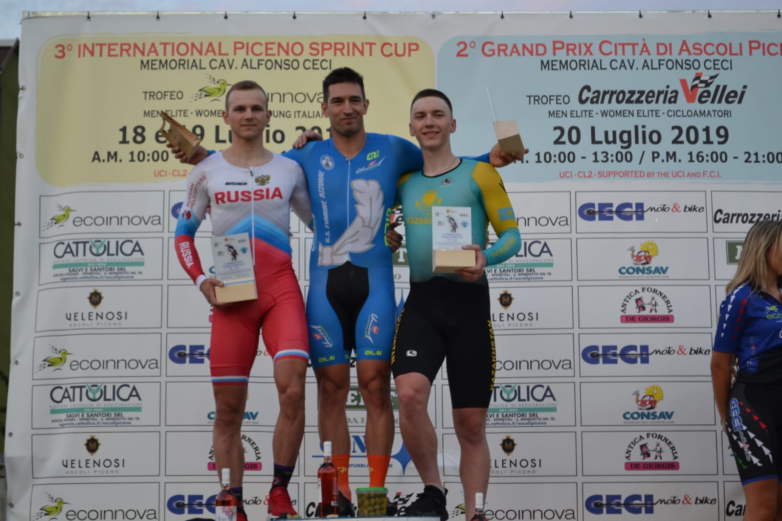 Ciclismo su pista, <br> successo internazionale <br> al velodromo di Monticelli