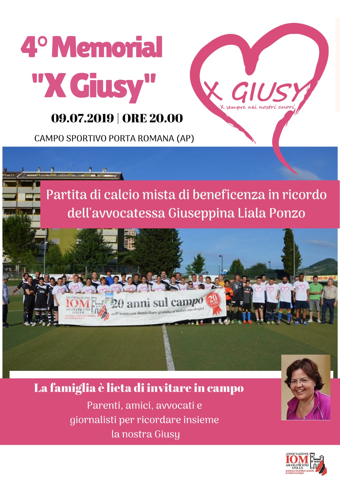A Porta Romana <br> il 4° Memorial “X Giusy”