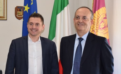 Il sindaco Fioravanti <br> fa visita al questore