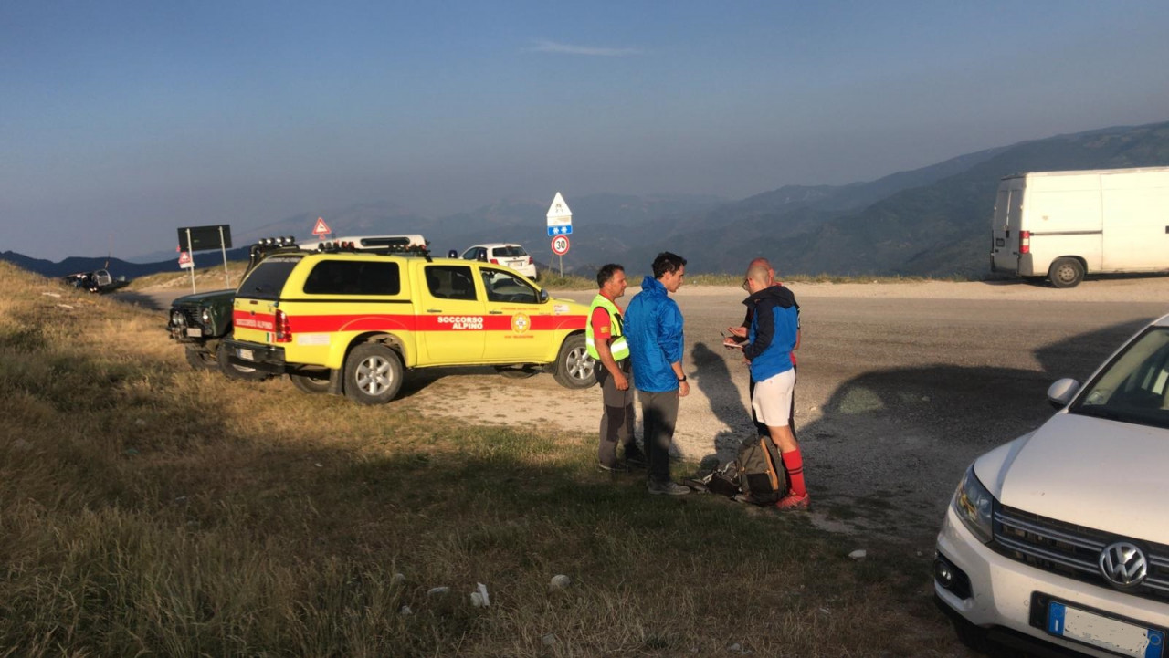 Bloccato dai crampi, escursionista <br> riportato a valle dal Soccorso Alpino