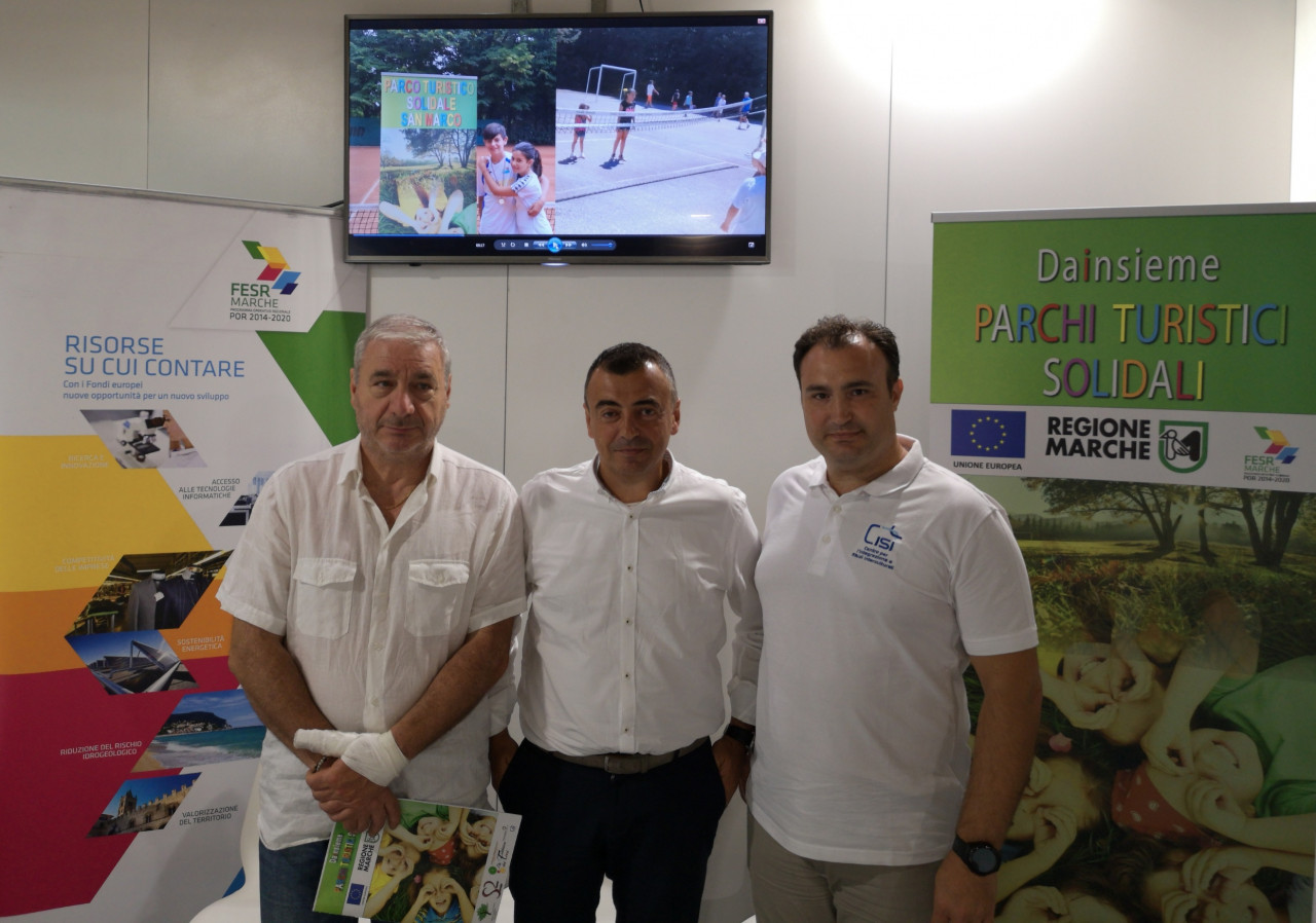 Presentato al meeting di Rimini <br> il progetto di riqualificazione <br> “DaInsieme-Parchi turistici solidali”