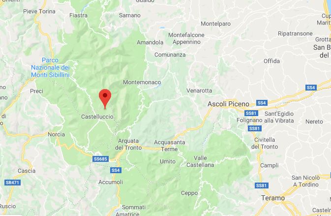 La terra torna a tremare, <br> scossa di 2.8 a Montegallo