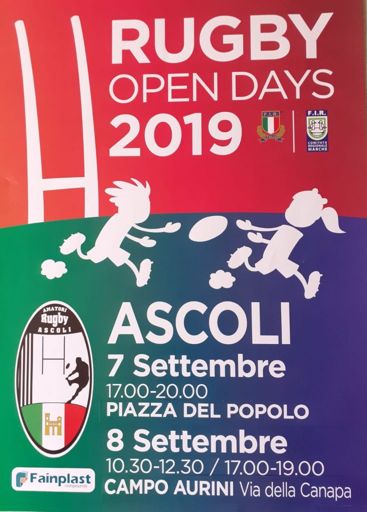 Amatori Rugby Ascoli, <br> doppio appuntamento <br> con l’Open Days (Video)