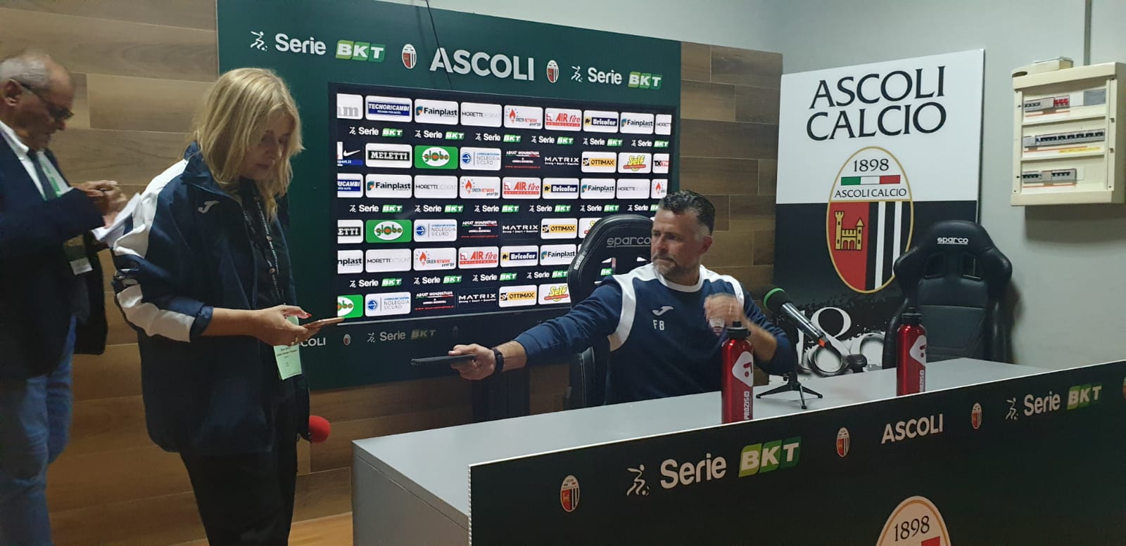L’allenatore del Trapani, Baldini: <br> «Contento della prestazione, <br> due errori pagati molto caro»