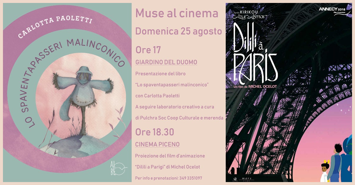“Muse al cinema”, capitolo quinto <br> dedicato all’illustrazione, ai bambini <br> e ai film d’animazione