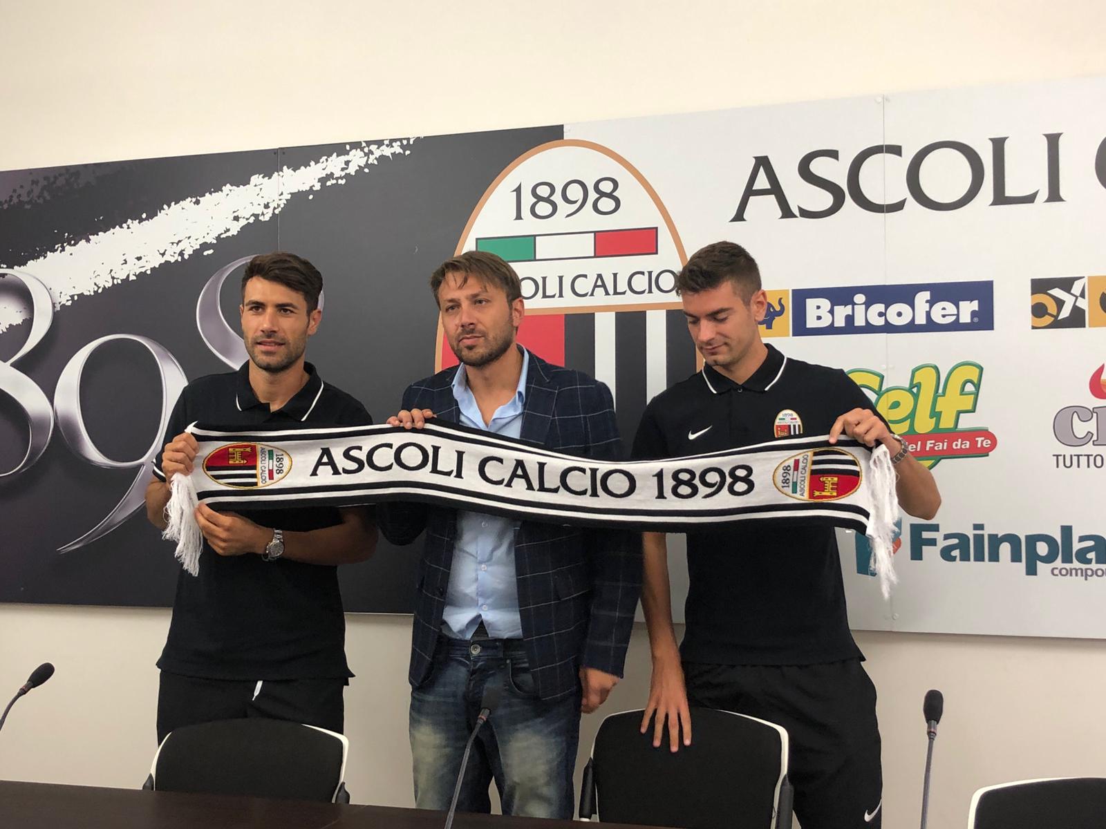 Ascoli, Tesoro: «Puntiamo molto <br> su Pucino e Brlek, <br> forse arriva un difensore»