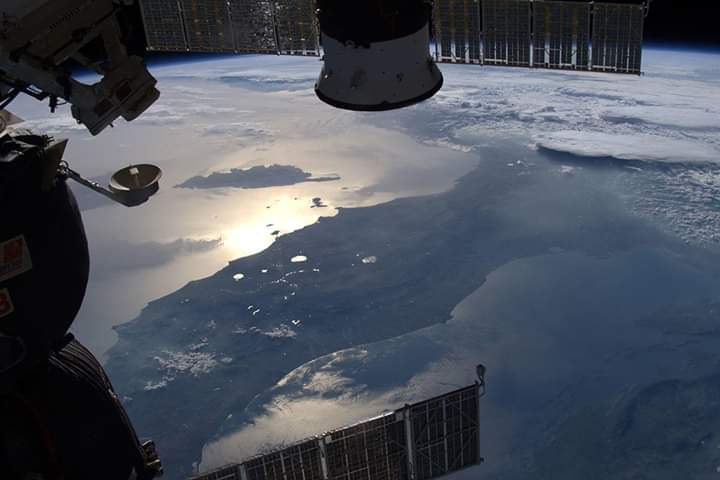 Le Marche viste dallo spazio, <br> lo scatto dell’astronauta Parmitano