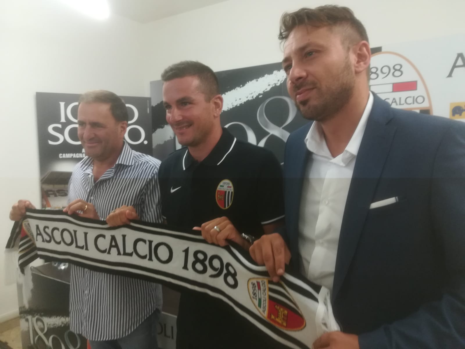 Padoin accende l’Ascoli: <br> «Sono carico e motivato, <br> arrivo con grande entusiasmo»