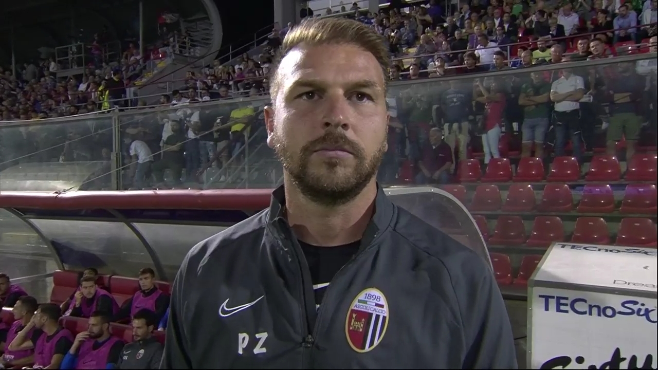 Ascoli, Zanetti: «Sono mancati <br> i nostri giocatori chiave <br> Ardemagni, forse infortunio serio»
