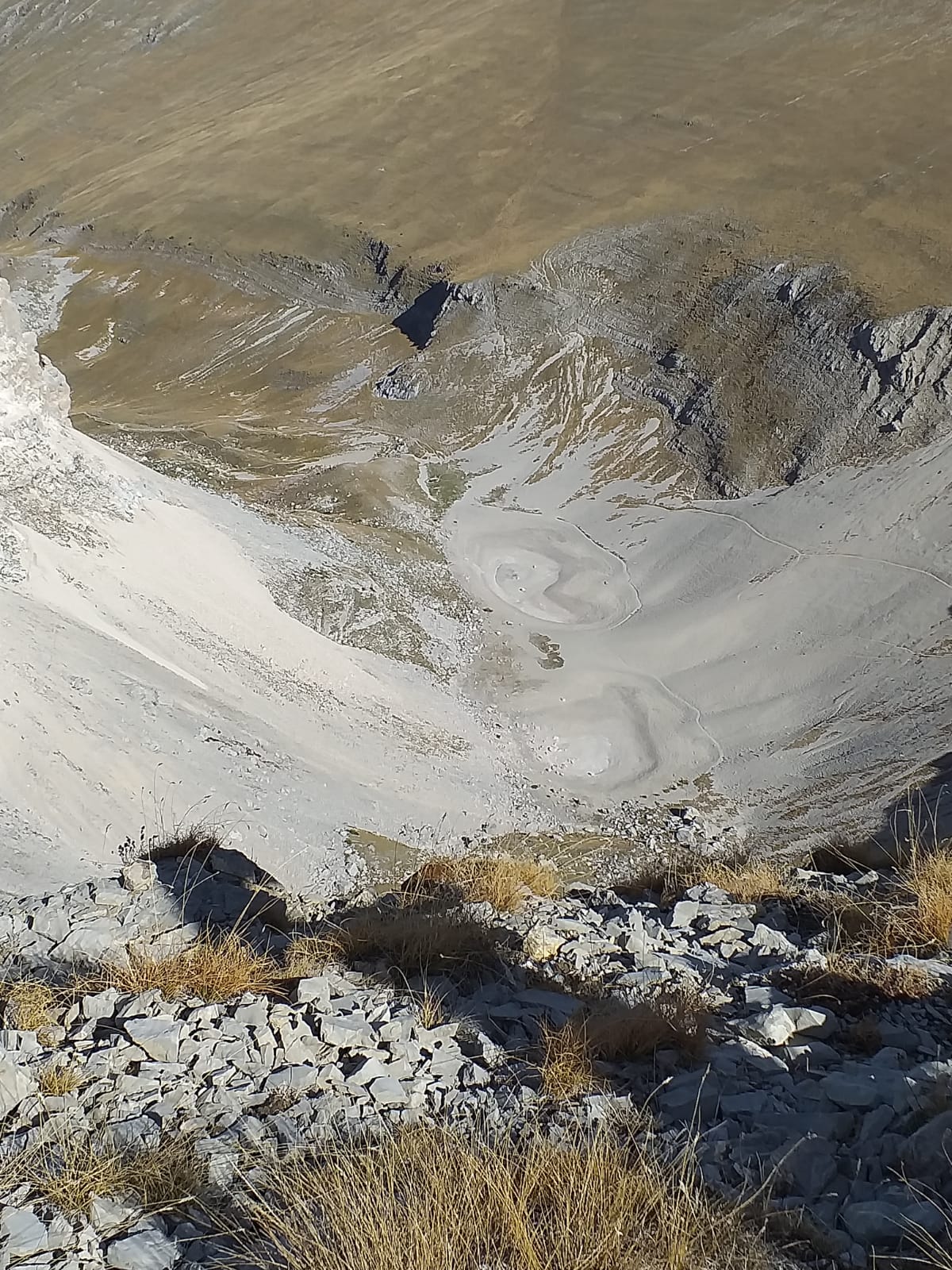 Siccità fuori stagione, <br> il Lago di Pilato è a secco