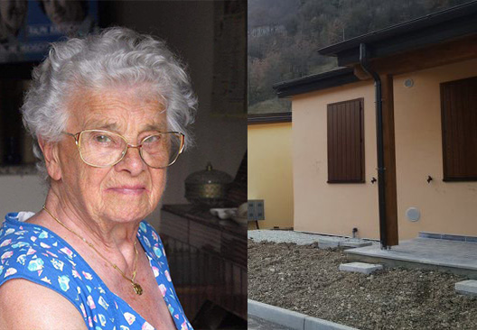 La resa di nonna Lorenza: <br> «Troppo sola e senza servizi, <br> ho riconsegnato la Sae»