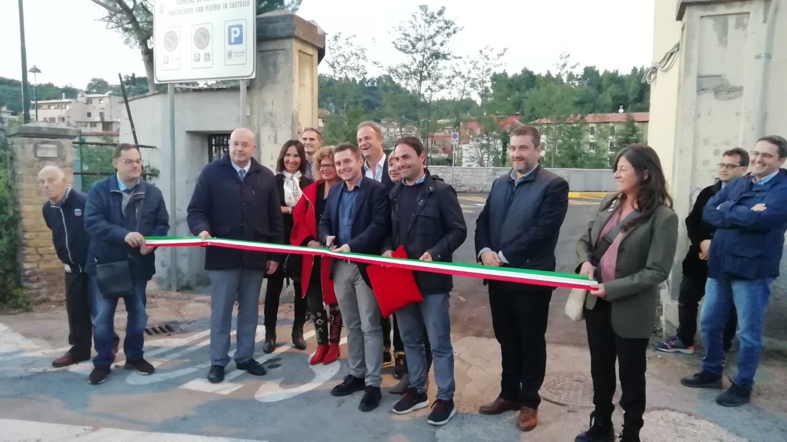 Il sindaco Fioravanti: <br> «Con il nuovo parcheggio <br> inizia il rilancio del centro storico» <br> <span> (Foto) </span>