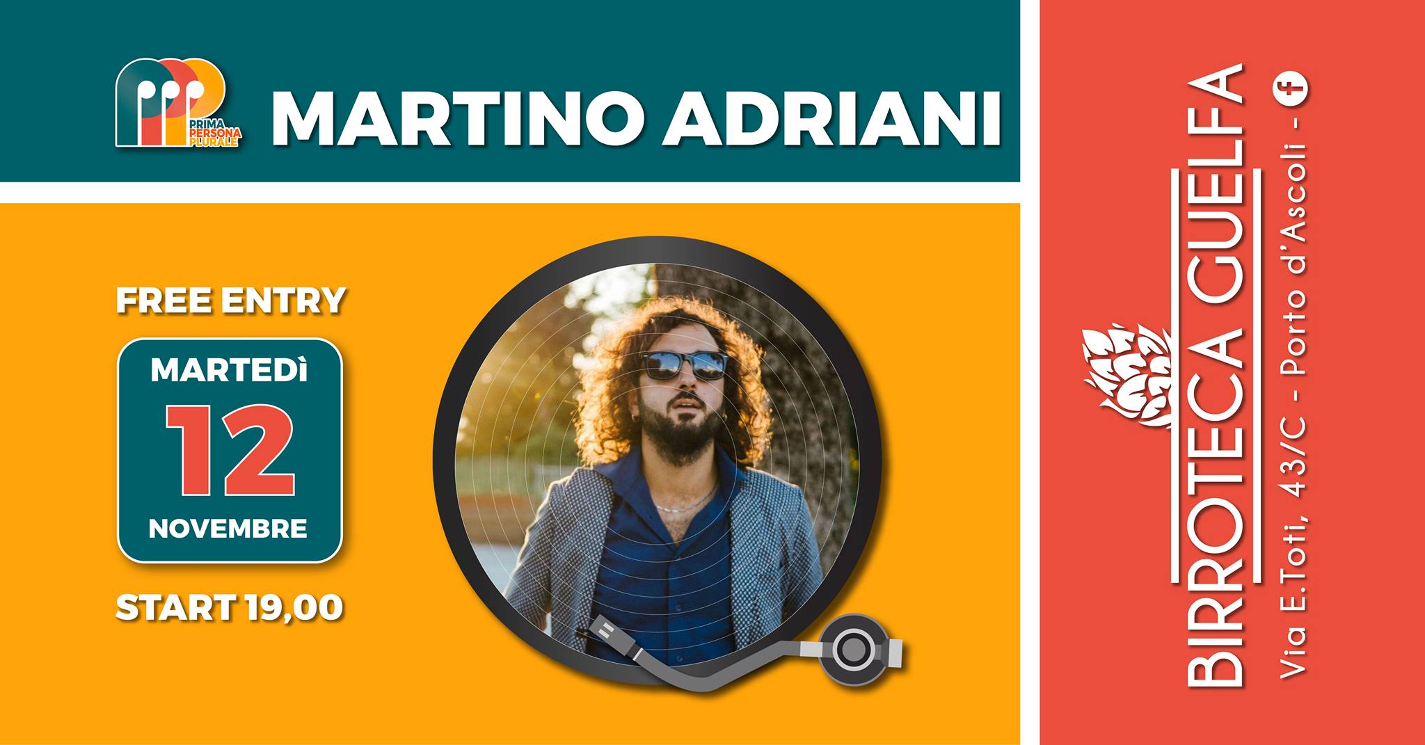 Martino Adriani, <br> sonorità eleganti e mai leziose <br> alla Birroteca Guelfa
