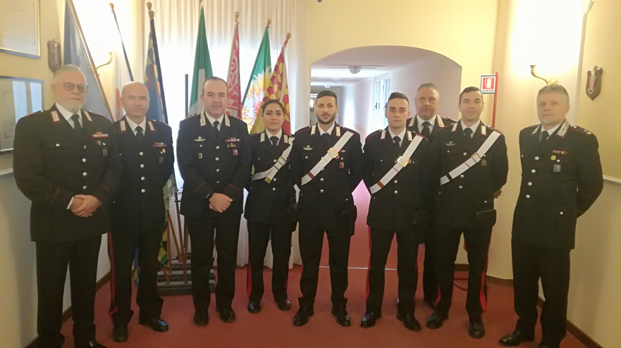 Quattro nuovi carabinieri <br> per rafforzare <br> le Stazioni dell’Ascolano