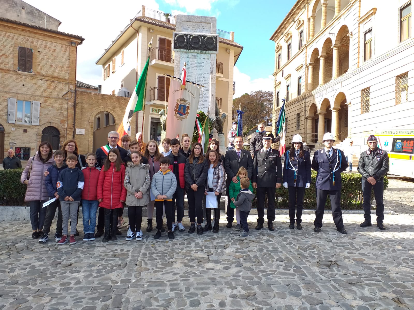 Onore ai Caduti, doppia cerimonia <br> a Offida e Castorano