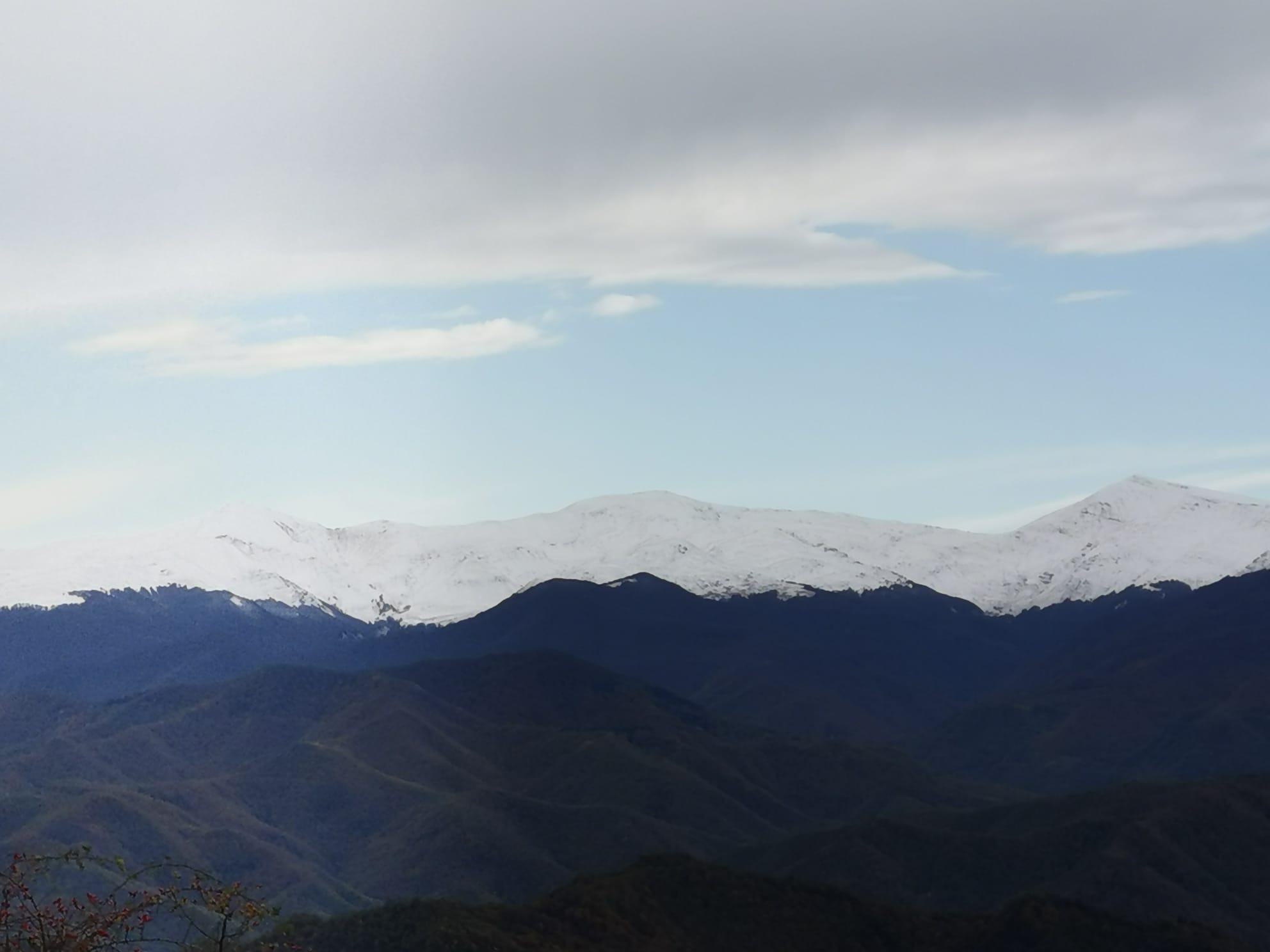 Prima nevicata <br> sul Monte Vettore (Foto)