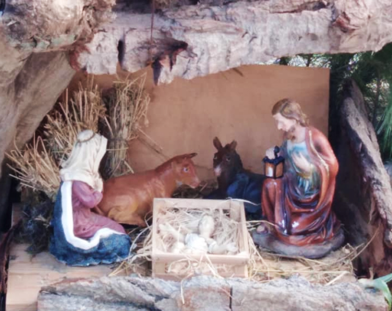 Furto delle statuette <br> nel presepe di Villa Musone:<br> il ladro si pente e le restituisce