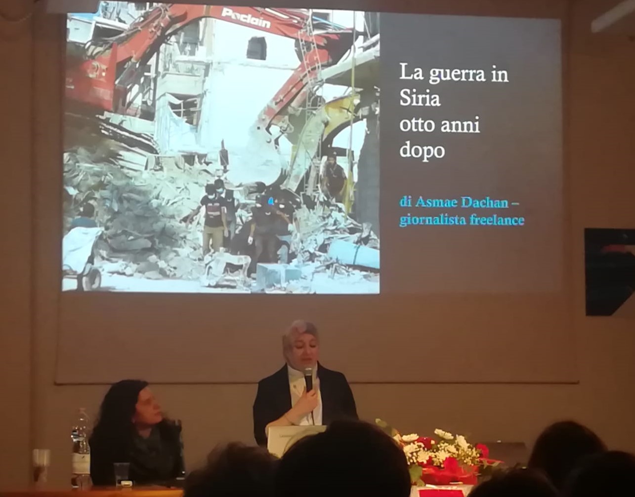 Guerra in Siria, <br> toccante incontro-testimonianza <br> con Asmae Dachan