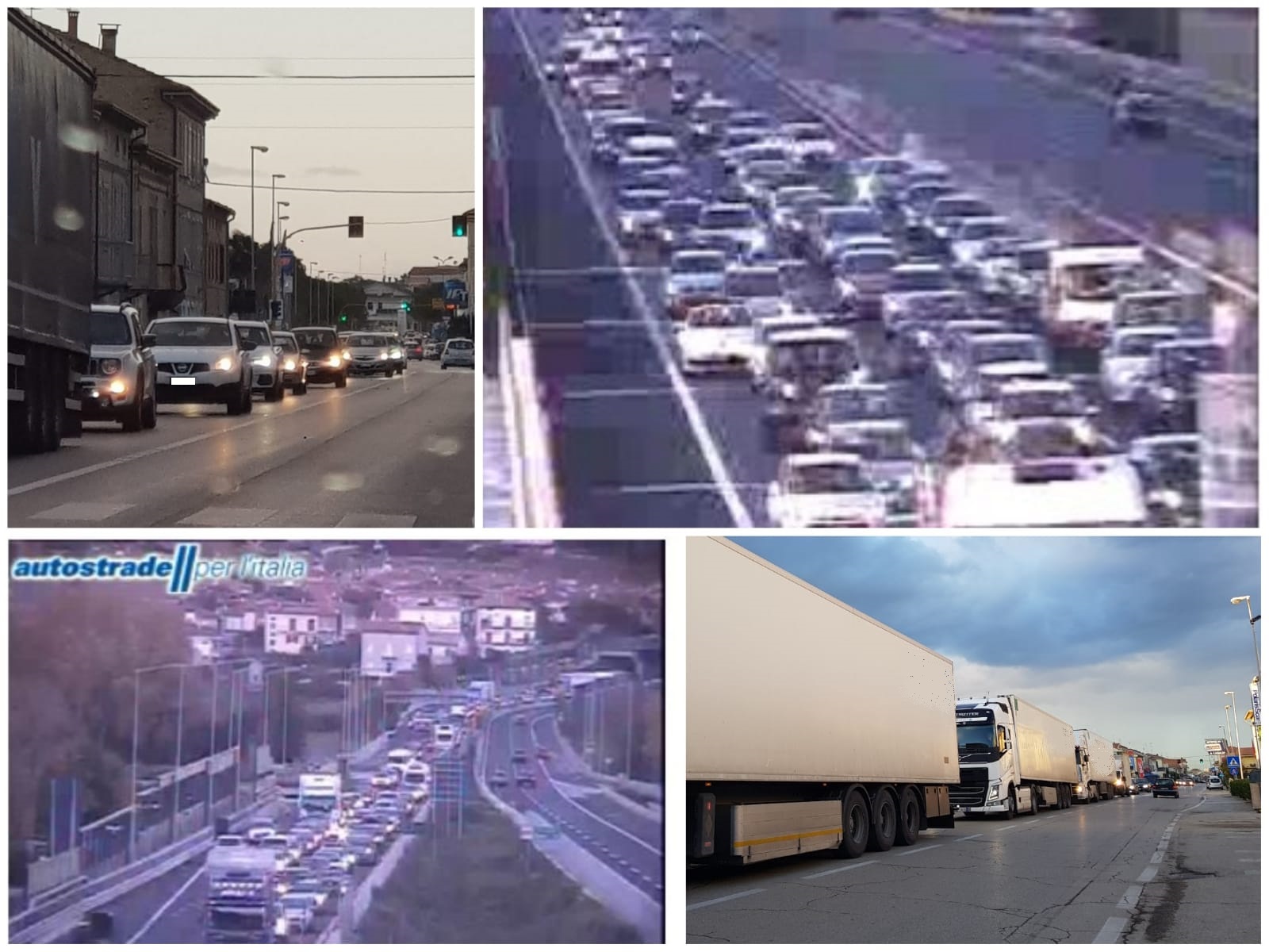 Un Natale d’inferno <br> Autostrada e Statale 16 paralizzate, <br> scene di isteria tra gli automobilisti <br> Ma il collasso era annunciato