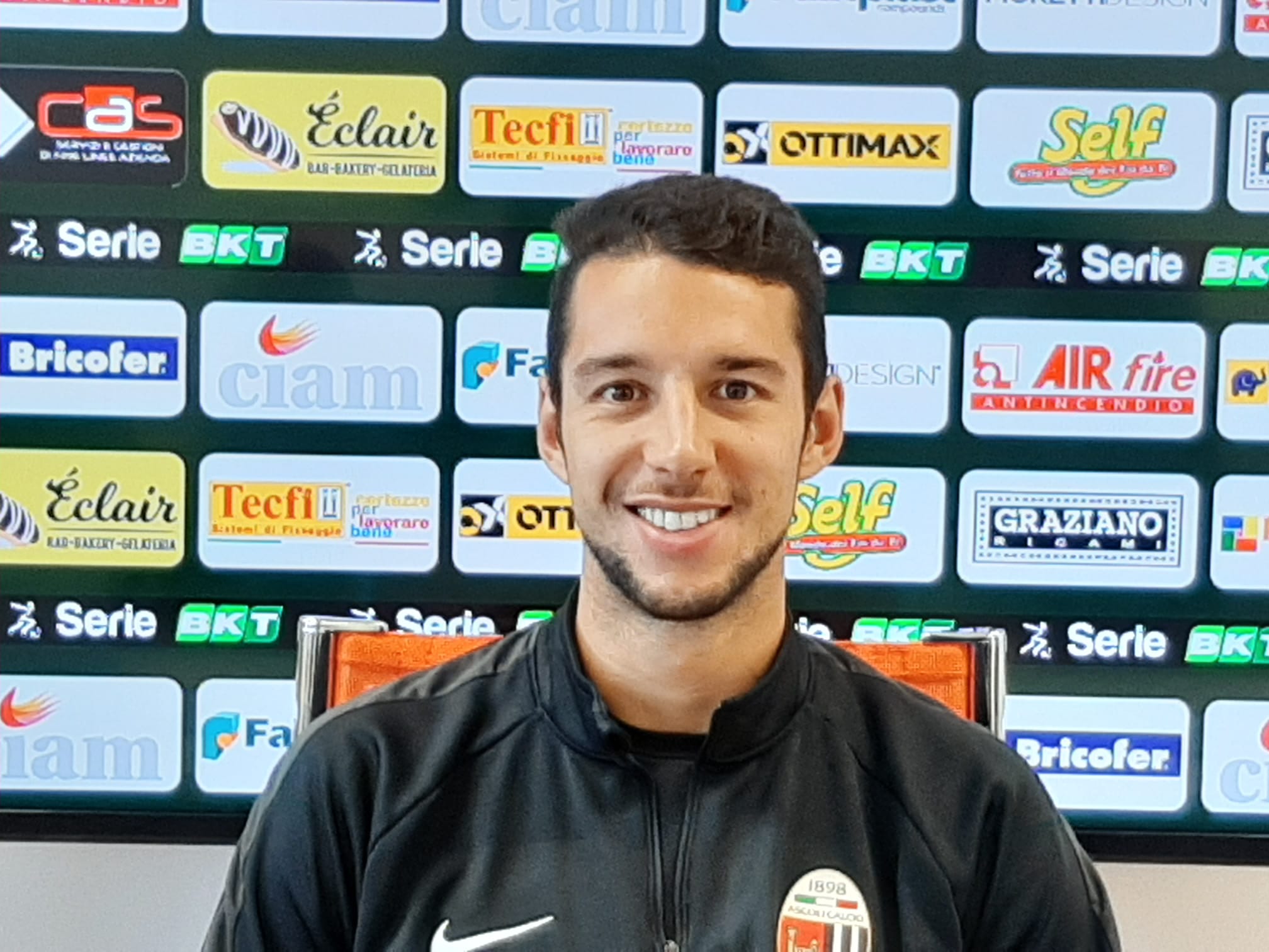 Ascoli, Cavion: «Contro il Cittadella <br> con il coltello fra i denti per vincere»