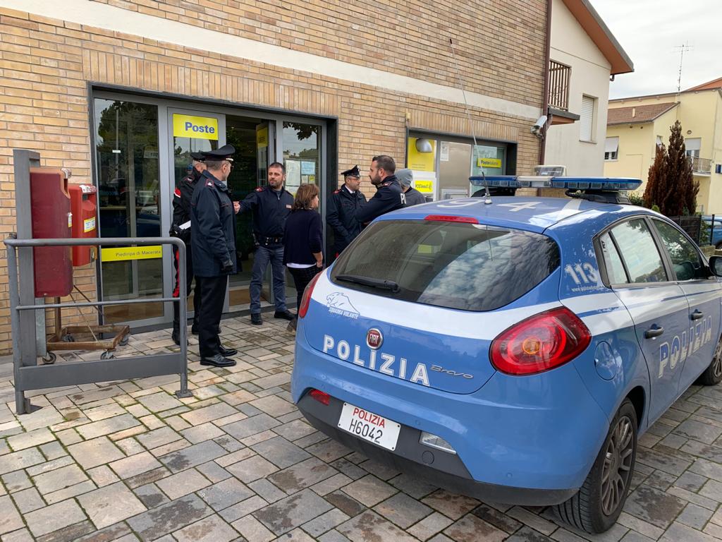Rapina choc a Piediripa, <br> armati di pistola assaltano le Poste