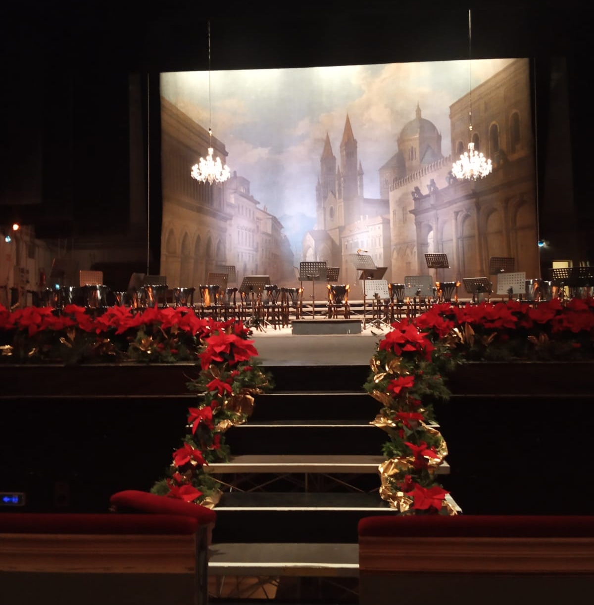 Concerto di Capodanno: Ventidio Basso esaurito <br> Per la prima volta un antico fondale dipinto