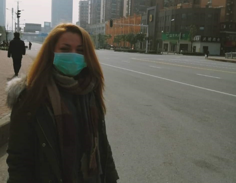 Coronavirus, una giovane marchigiana <br> nella megalopoli cuore dell’epidemia: <br> <span> «Wuhan è isolata, siamo blindati in casa» </span>