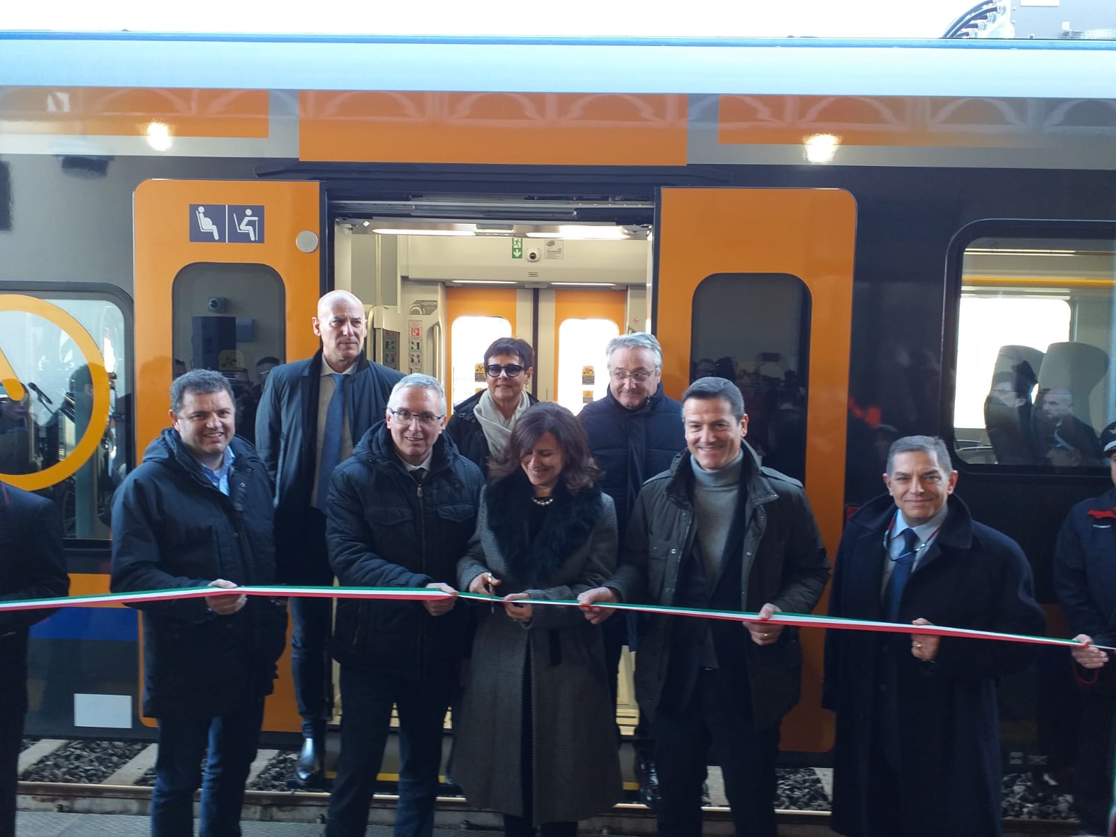 A San Benedetto è arrivato “Pop”,<br> ecco il treno del futuro