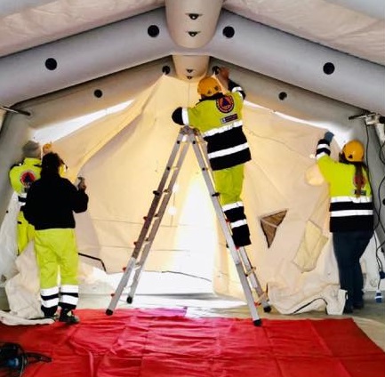Un ospedale da campo nel Piceno <br> 80 posti di terapia intensiva <br> tra Centobuchi e Grottammare
