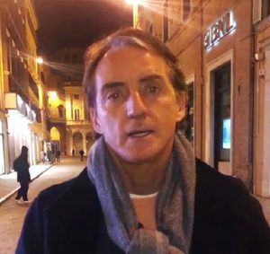 Coronavirus, Mancini testimonial <br> dell’appello #stiamoacasa <br> <span> (Il video) </span>