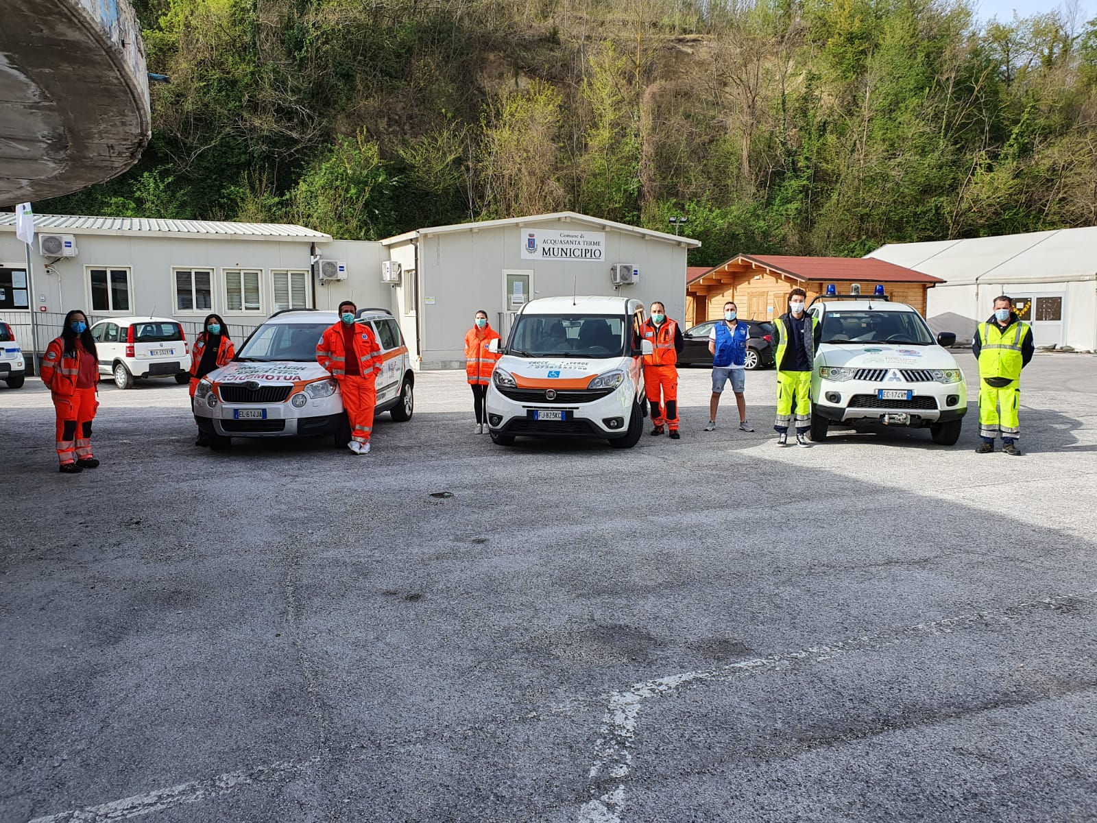 Mascherine ad Acquasanta, <br> ce n’è una per ogni abitante