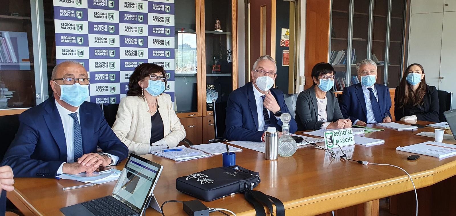 Cinque anni di Ceriscioli: <br> «Rispettati gli impegni coi cittadini <br> nonostante terremoto e Covid»